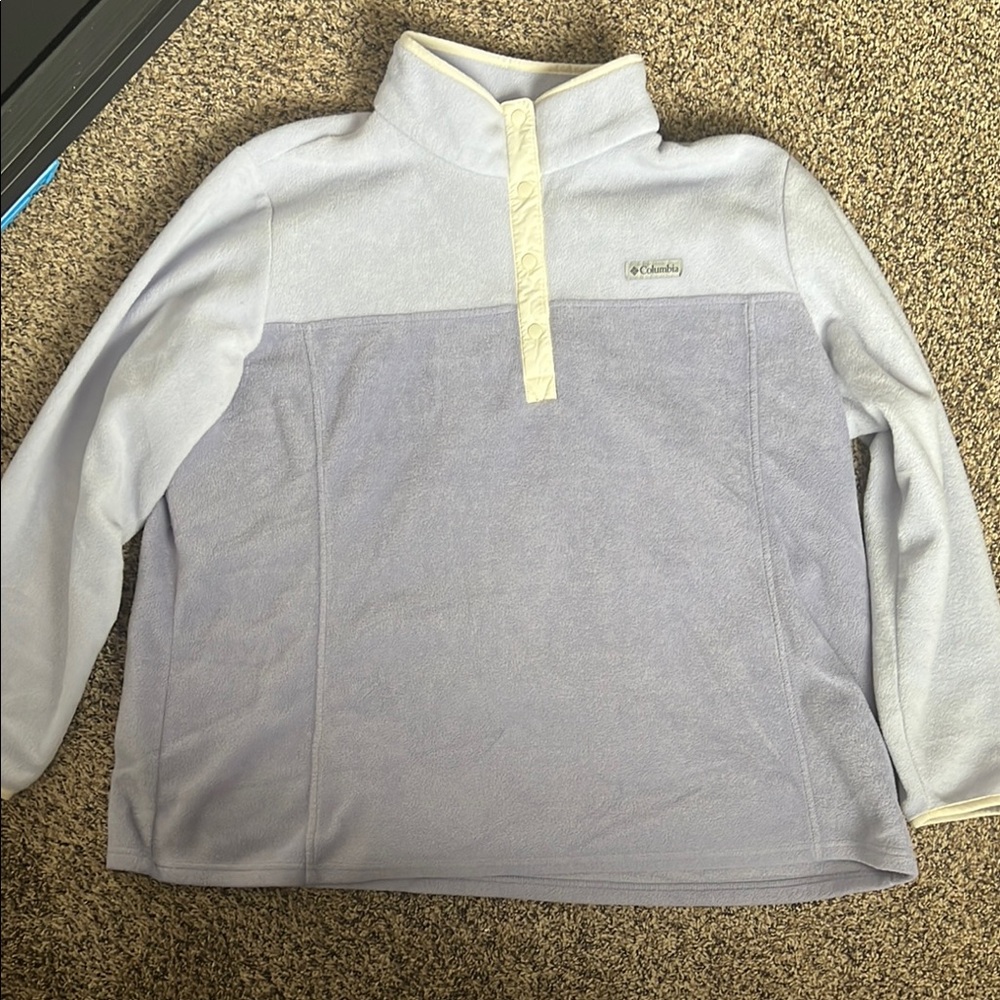 Columbia Light Purple Fleece Pullover